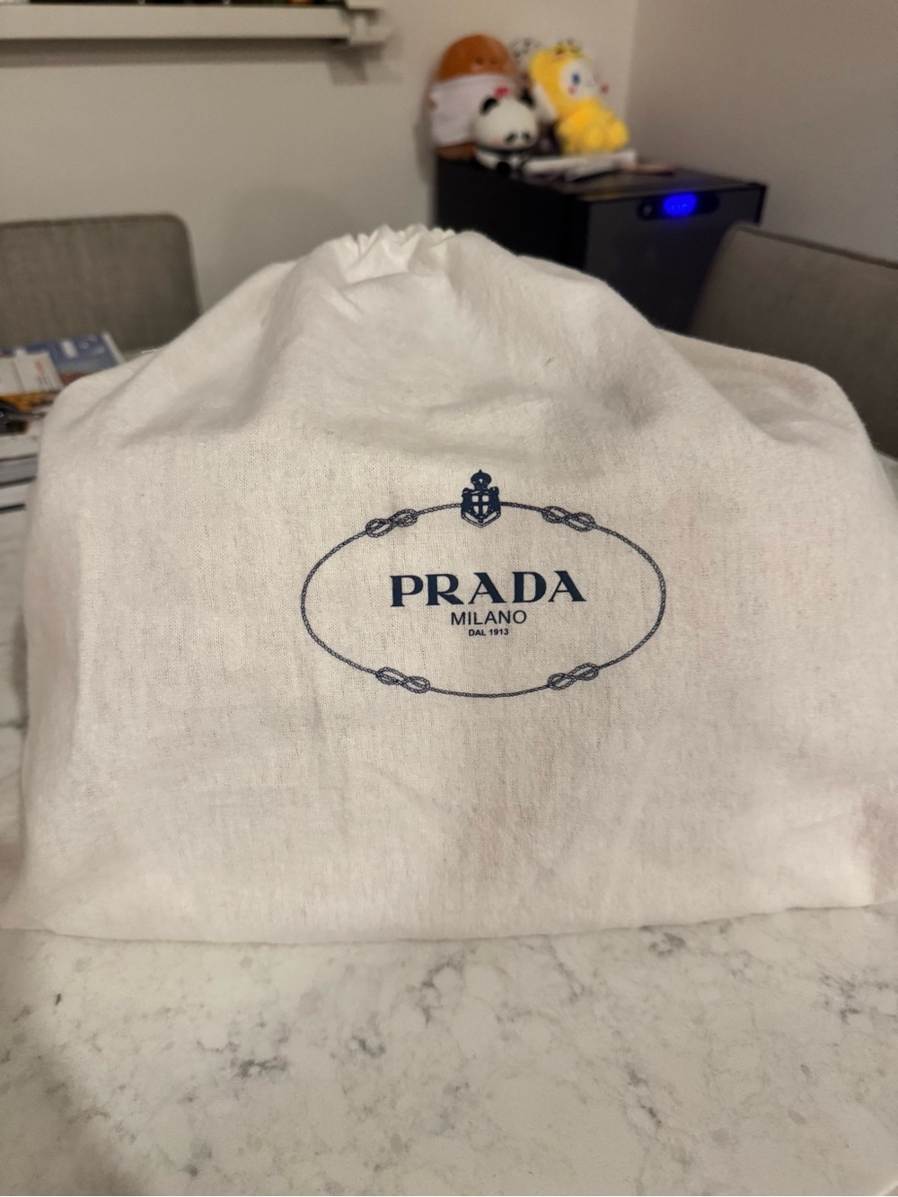 Prada Orange Leather Saffiano Satchel Crossbody Bag - Picture 5 of 7